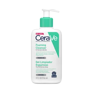 CERAVE Gel limpiador espumoso para pieles normales a grasas 236 ml