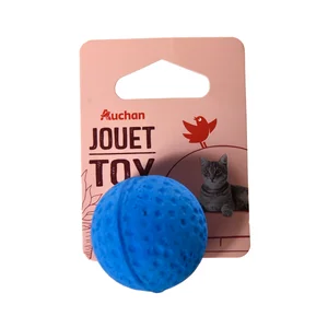 PRODUCTO ALCAMPO Juguete para gatos, pelota goma EVA de 4 cm.