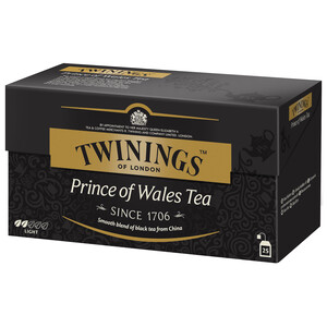 Imagen de TWININGS Prince of Wales Té negro clásico 25 uds. 50 g.