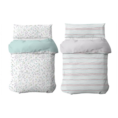 Juego de funda nórdica de polialgodón para cama de 90cm, MODADOM. Modelos surtidos, 1 unidad.