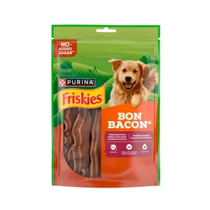 FRISKIES Snacks para perros con aroma a bacon 120 g.