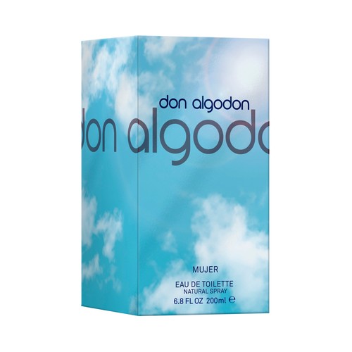 DON ALGODÓN Eau de toilette (colonia) para mujer con vaporizador en spray 200 ml.