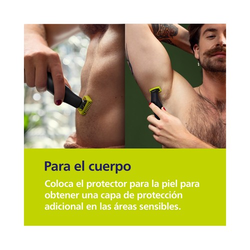 Afeitadora PHILIPS One Blade Pro QP6542/15 (Autonomía 90 min - Recargable).