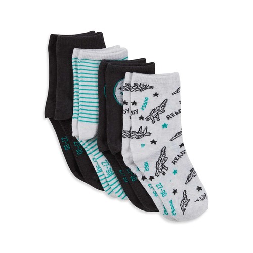 Lote 4 pares de calcetines para niño INEXTENSO, talla 23/26.