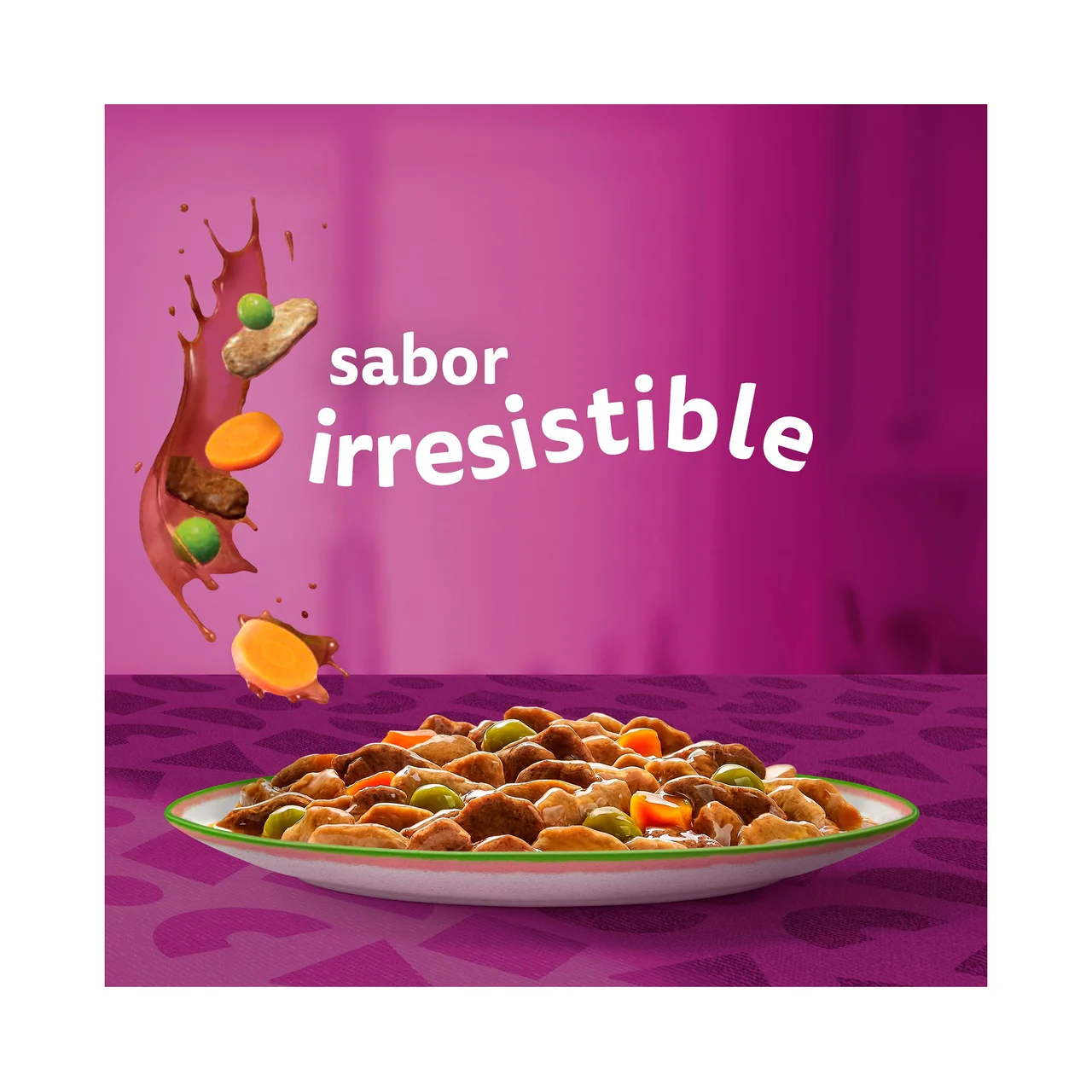 Tasty mix Alimentación para gato húmedo en bolsistas 12 uds, 85 g.