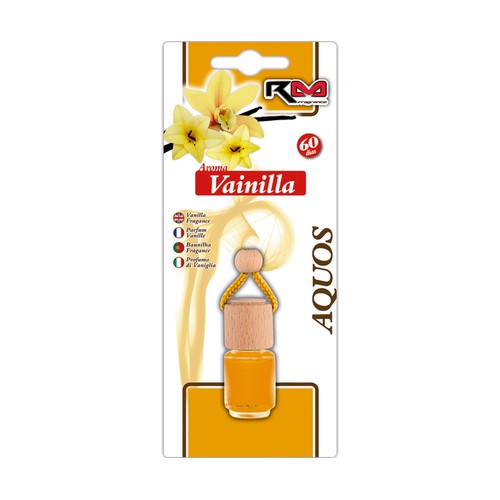 Ambientador de coche para colgar con fragancia a vainilla, ROLMOVIL.