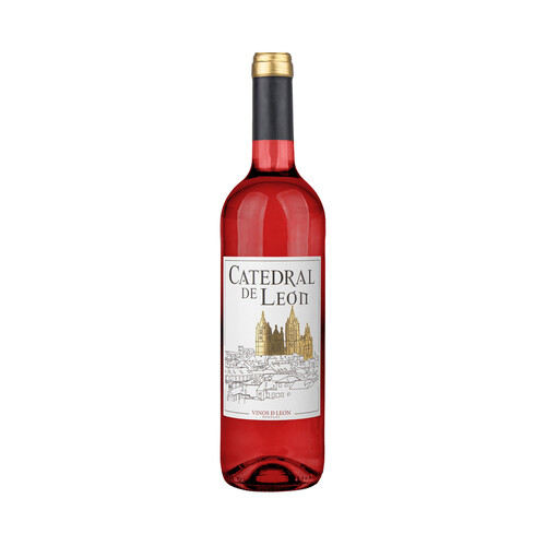 CATEDRAL DE LEÓN  Vino rosado de mesa sin denominación de origen botella de 75 cl.