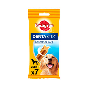 Imagen de PEDIGREE Snack dental para perros de talla grande PEDIGREE DENTASTIX 7 uds. 270 g.
