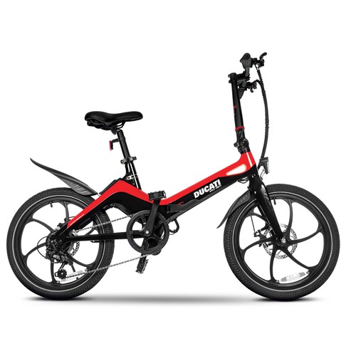 Bicicleta eléctrica plegable DUCATI MG-20, 250W, 6 velocidades, ruedas 20”, autonomía 50km.
