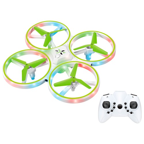 Drones radiocontrol con luces, modelos surtidos ONE, TWO FUN