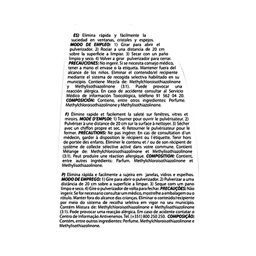 EKOSAN Limpiacristales de pistola EKOSAN 1 l.