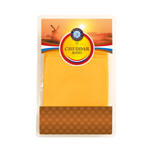 Imagen de ROYAL ORANGE Queso en lonchas cheddar rojo ROYAL ORANGE 200 g.