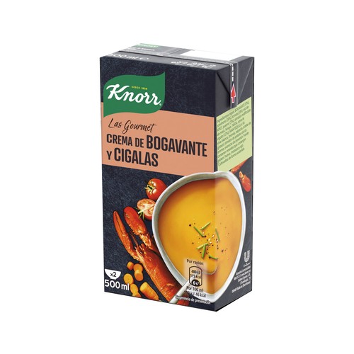 KNORR Crema de bogavantes y cigalas 500 ml.