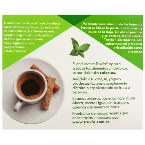 TRUVÍA Edulcorante con stevia 80 sobres
