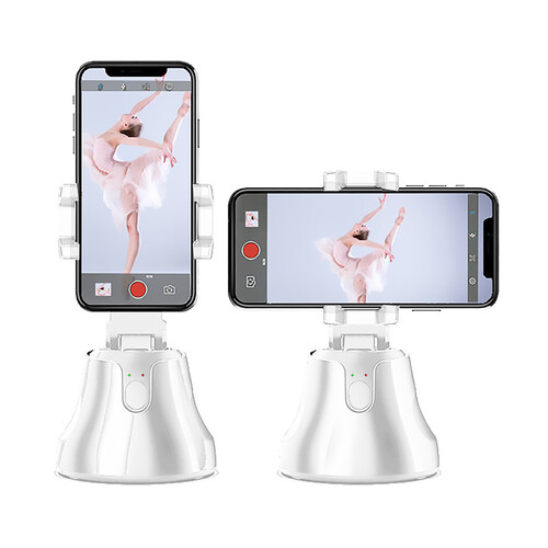 Soporte para móvil LEOTEC, rotación: 360°, seguimiento facial automático.