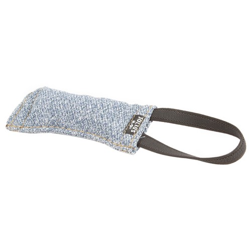 JULIUS K9 Juguete para perros motivador de tela francesa y una asa de nylon 20 x 5 cm.1 ud.