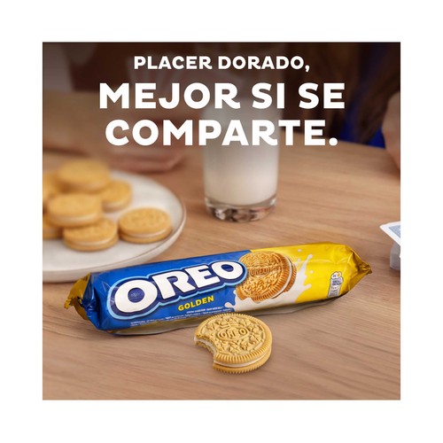 OREO Galletas Golden rellenas de crema de vainilla 154 g.