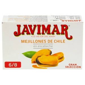 Imagen de JAVIMAR Mejillones de chile en escabeche 68 g.