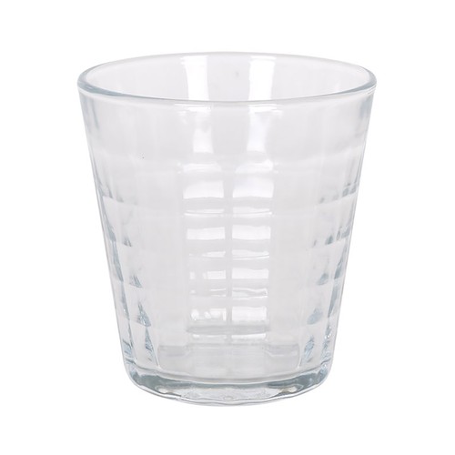 Vaso de vidrio transparente, 0,275 litros, Prisme LAV.