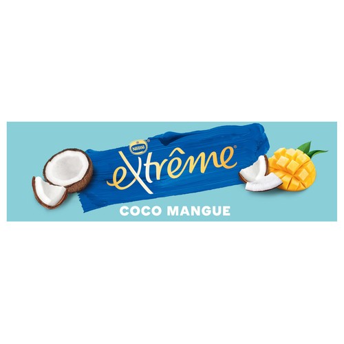 EXTRÉME de Nesté Conos de helado de coco y mango y salsa de fruta de la pasión 6 x 110 ml.