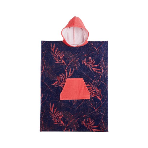 Poncho de playa infantil tejido velour, varios diseños, ACTUEL.