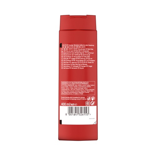 OLD SPICE Gel para ducha o baño, específico para hombre OLD SPICE Deep sea 400 ml.