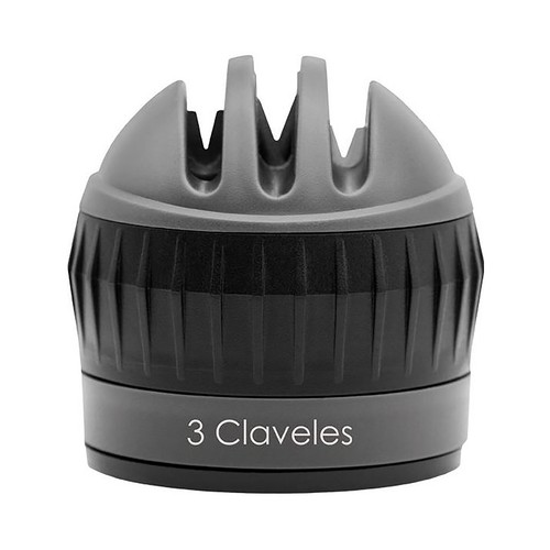 Afilador de cuchillos 3 pasos, 3 CLAVELES.