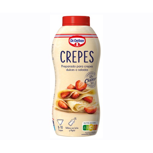 DR. OETKER Preparado en polvo para hacer crepes Dr. OETKER 175 g.