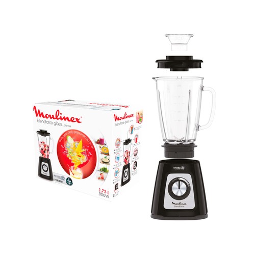Batidora de vaso MOULINEX Blend Force LM4358, 800W, 2 velocidades + Pulse, capacidad de 1,74L.