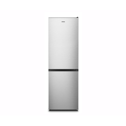 Frigorífico combi EDESA EFC-18220 NF EX, inox, NO FROST, clasificación energética: E, H: 186cm, A: 59,5cm, F: 59cm, capacidad total: 304L.