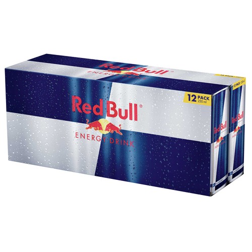 RED BULL Bebida energética pack de 12 x 250 ml. 