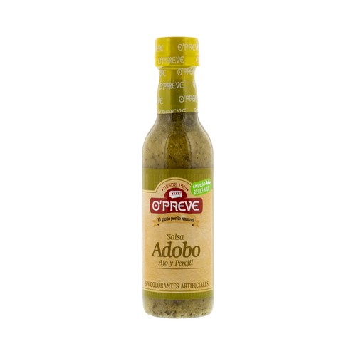 O"PREVE Salsa de adobo (ajo y perejil) bote 185 ml.
