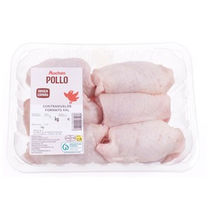 Auchan Contramuslos de Pollo Xxl. Producto Alcampo 750 G