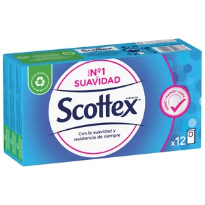 SCOTTEX Pañuelos de papel de 3 capas 12 uds.