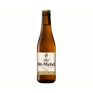 CHARLES QUINT Cerveza rubia abadia st.Michel 33 cl.