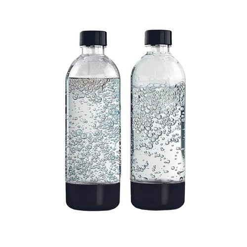 2 Botellas carbonatadas compatibles con la máquina de soda, QILIVE.