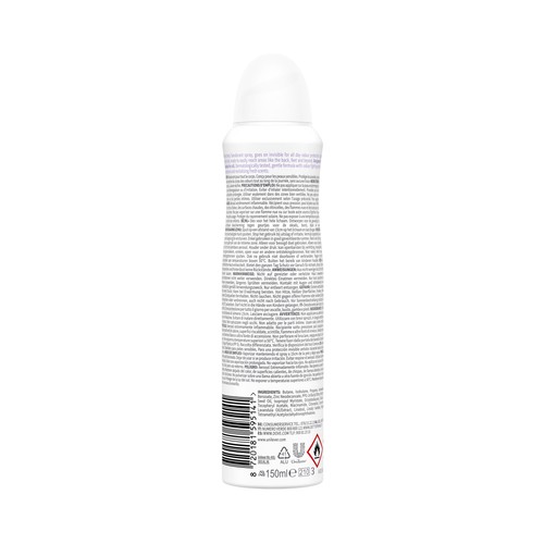 DOVE Desodorante en spray unisex para todo el cuerpo, aroma a lavanda 150 ml.