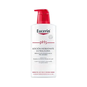 EUCERIN Loción corporal hidrantante ultraligera para pieles muy secas y sensibles EUCERIN PH5 400 ml.