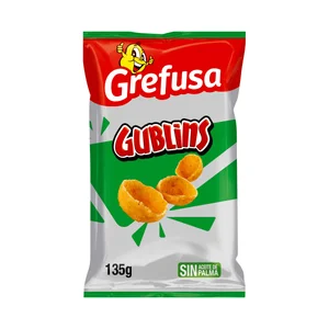 GUBLINS Snack de maíz Gublins sabor barbacoa bolsa 135g
