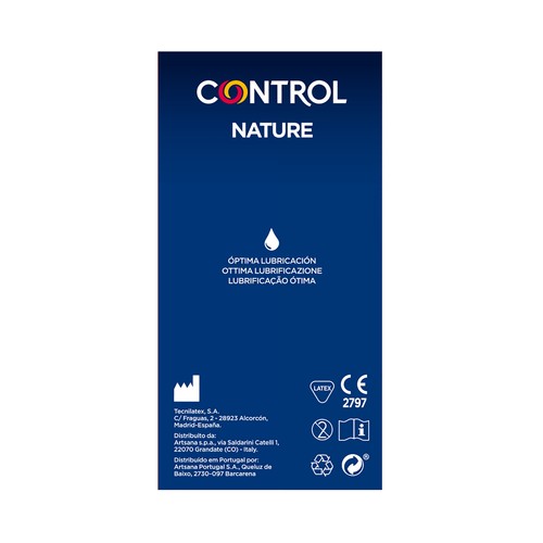 CONTROL Preservativo lubricados con perfecta adaptabilidad CONTROL Nature 24 uds.