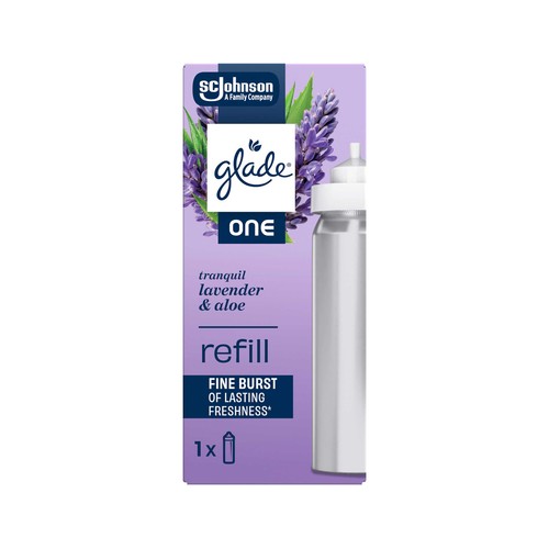 GLADE ONE Recambio ambientador lavanda 10 ml.