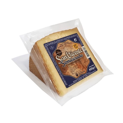 SAN VICENTE Queso semicurado (vaca y oveja) SAN VICENTE 400 g.
