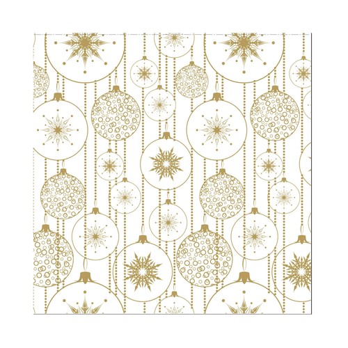 Pack de 20 servilletas de papel decoradas, 33x33 cm, ACTUEL.
