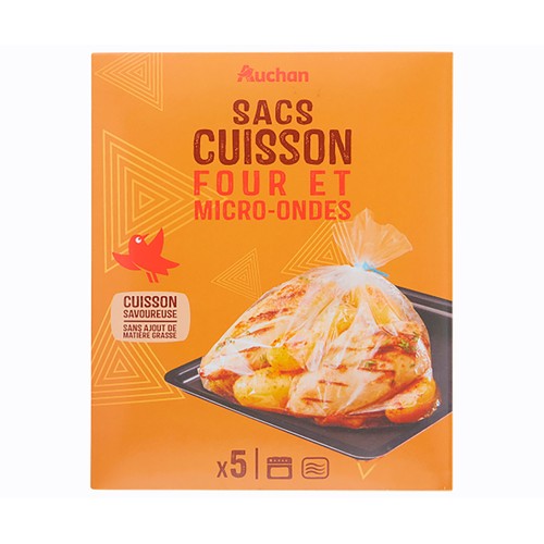 Bolsas de asar 2 en 1 35 x 43 cm PRODUCTO ALCAMPO 5 uds.