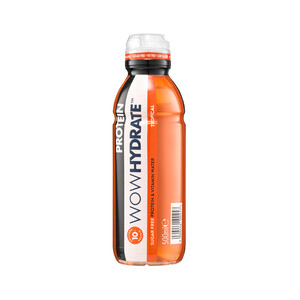 Imagen de WOW HYDRATE Bebida proteica con sabor tropical 10 g. botella de 500 ml.