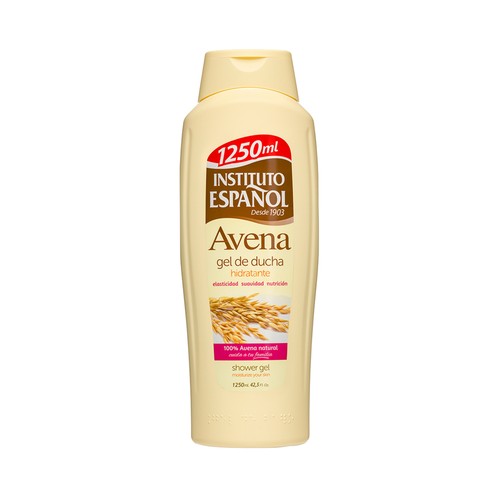 INSTITUTO ESPAÑOL Gel hidratante para ducha o baño con avena de origen 100% natural 1250 ml.