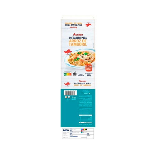 AUCHAN Preparado para arroz de rape, sin gluten, 600 g Producto Alcampo.