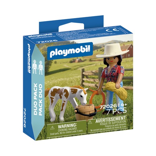 PLAY MOBIL. 72026 Duo Pack Jinete con caballo