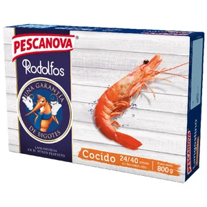 PESCANOVA Langostino 20/40 cocido y ultracongelado PESCANOVA 800 g (P.N.E)