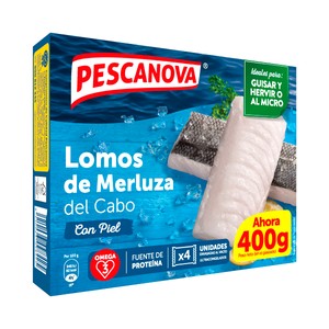 Imagen de PESCANOVA Lomos de merluza del Cabo con piel 4 uds.